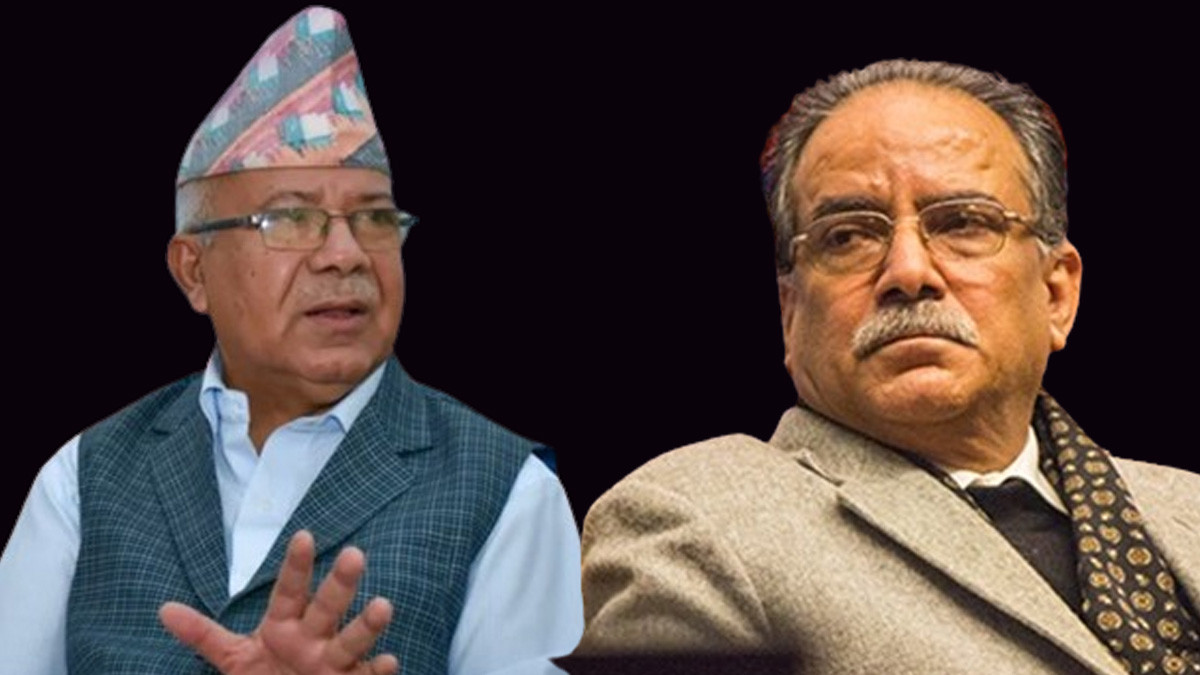 माधव नेपाल भेट्न निवासमै पुगे प्रचण्ड