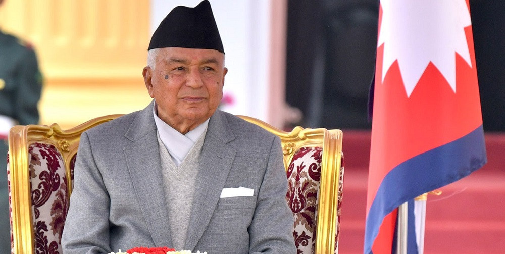 राष्ट्रपतिले  सङ्घीय संसद्को संयुक्त बैठकलाई  सम्बोधन गदै
