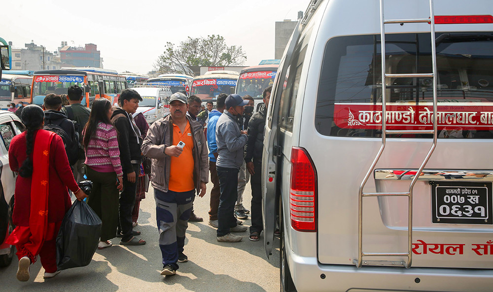 दशैंको अग्रिम टिकट बुकिङ २३ असोजदेखि खुला हुने, लामो दुरीमा दुई चालक अनिवार्य