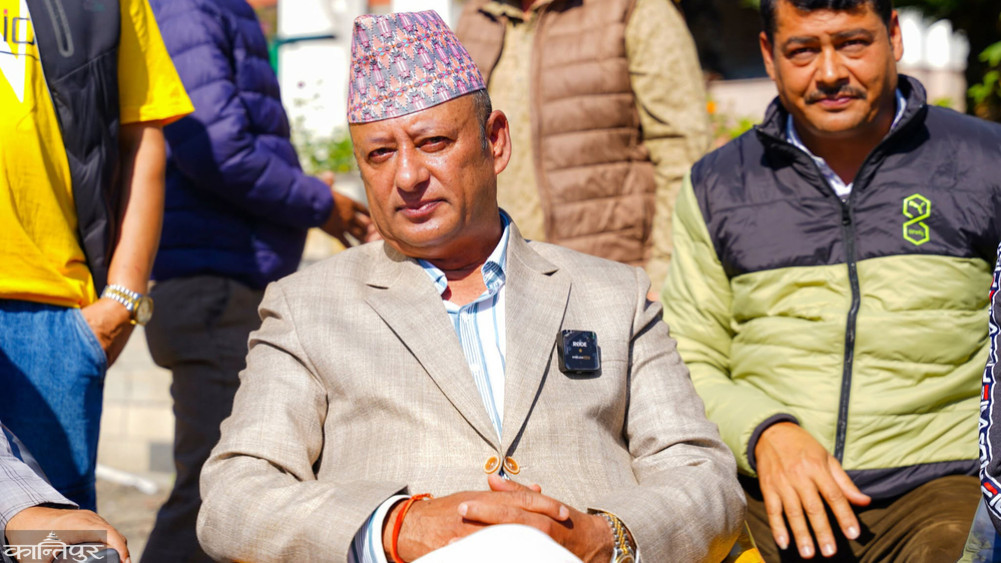 कांग्रेस नेता एवं पूर्वमन्त्री दीपक खड्का पक्राउ