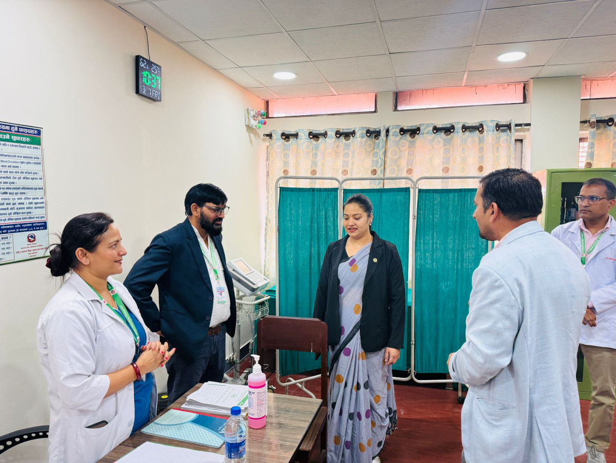 निजामती कर्मचारीको स्वास्थ्य जाँच सिंहदरबारमै